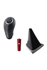 Clio 4 Deri Kaplama Vites Topuzu Ve Gri Çerçece Vites Körüğü