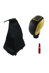 Fiat Linea Sarı Spor Vites Topuzu Ve Çerçeveli Vites Körüğü