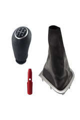 Renault Fluence Gri Körük Ve Gri Kapak Deri Desen Vites Topuzu