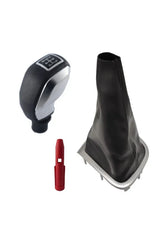 Renault Fluence Gri Çerçeve Körük Ve Mat Gri Spor Vites Topuzu