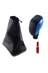 Fiat Linea Krom Çerçeve Vites Körüğü Ve Mavi Spor Vites Topuzu