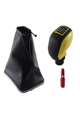 Fiat Linea Krom Çerçeve Vites Körüğü ve Sarı Spor Vites Topuzu